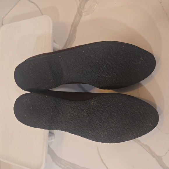 Lands End Suede Slip On Loafers Womens Size 10 Brown - Picture 7 of 8